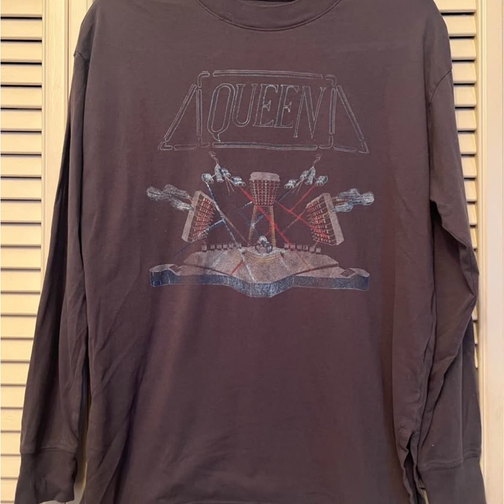 Abercrombie & Fitch Brown Graphic Long Sleeve Tee
